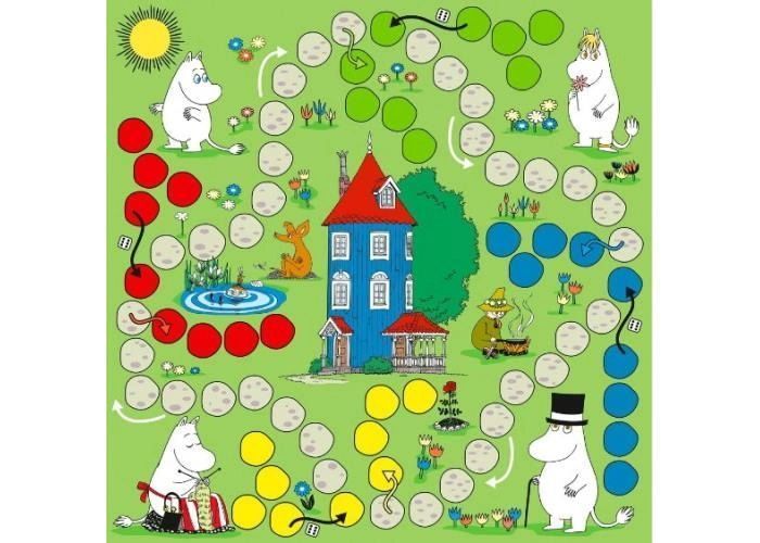 Лудо + Змії і Драбини 2в1: Мумі-тролі (Ludo + Snakes&ladders 2 in 1: Moomin) trfl087 фото