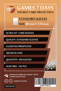 Протектори для карт Games7days (80 х 120 мм, 100 шт.) (STANDART) GSD-018012 фото