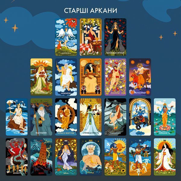 Карти Таро &laquo;Міфологічне Таро: Світові Боги&raquo; orner-3279 фото