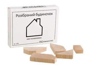 Дерев'яна головоломка Будиночок ЗАМОРОЧКА 5002 фото