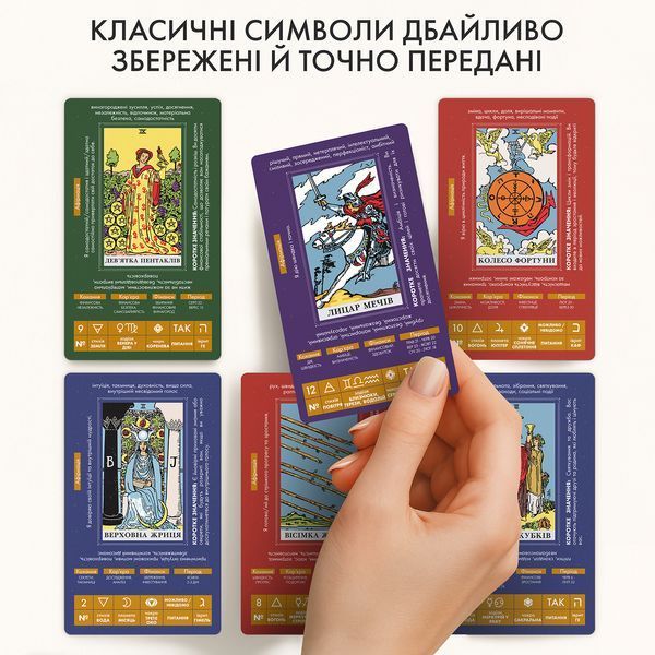 Карти Таро &laquo;Навчальні Таро Райдера &ndash; Уейта&raquo; orner-2684 фото