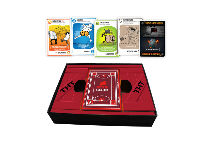 Вибухові кошенята: Оригінальне видання (Exploding Kittens: Original Edition) R037UA фото