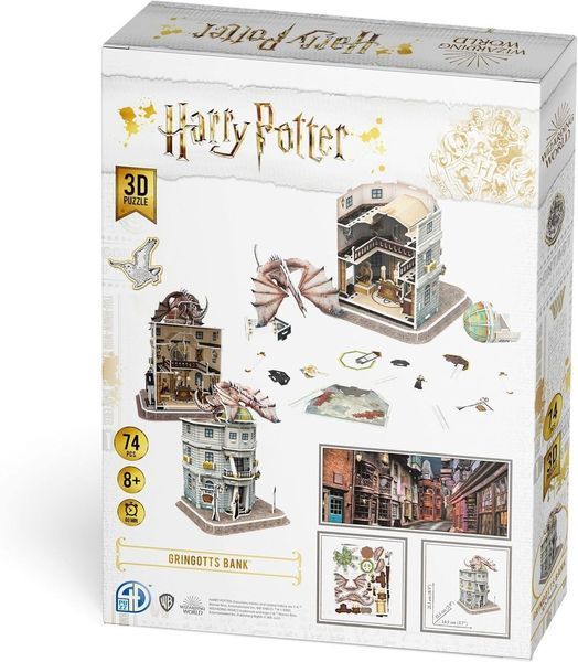 Банк Ґрінґотс Пазл 3D Гаррі Поттер (Gringotts Bank Set 3D puzzle Harry Potter) 4dpuz005 фото Банк Ґрінґотс Пазл 3D Гаррі Поттер (Gringotts Bank Set 3D puzzle Harry Potter) 4dpuz005 фото