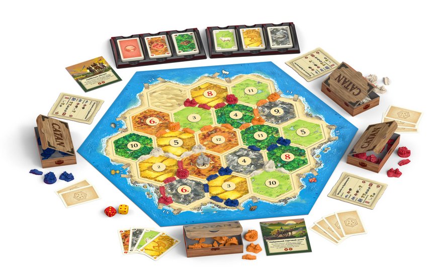 CATAN. Настільна гра (Колонізатори, Settlers of Catan) R100UA фото
