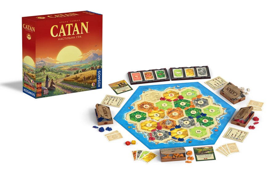 CATAN. Настільна гра (Колонізатори, Settlers of Catan) R100UA фото