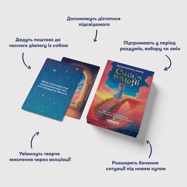 Метафорично-асоціативні карти "Сила в мені" orner-3031 фото