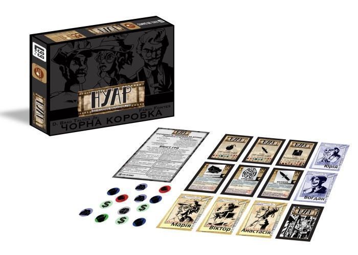 Нуар. Дедуктивна настільна гра (NOIR: Deductive Mystery Game - Black Box Edition) PI012 фото