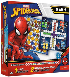 Лудо + Змії і Драбини 2в1: Людина-павук (Ludo + Snakes&ladders 2 in 1: Spider-man) trfl197 фото