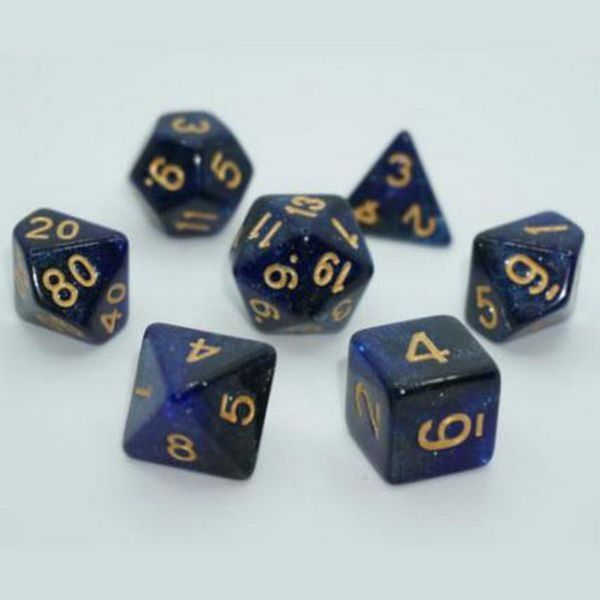 Набір дайсів GALAXY 7 DICE SET DARK BLUE g7dgala02 фото