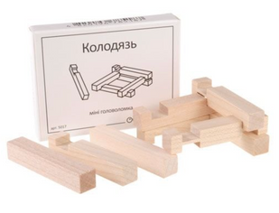 Дерев'яна головоломка Колодязь ЗАМОРОЧКА 5017 фото