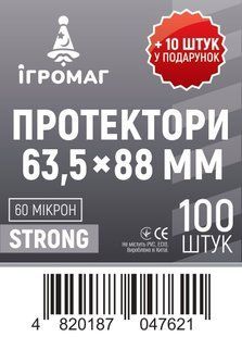 Протектори для карт TowerRex (63,5 х 88 мм, 110 шт.) (STANDART) tr6388st фото