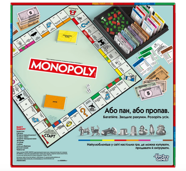 Монополія класична (Monopoly Сlassic) hsbr01 фото