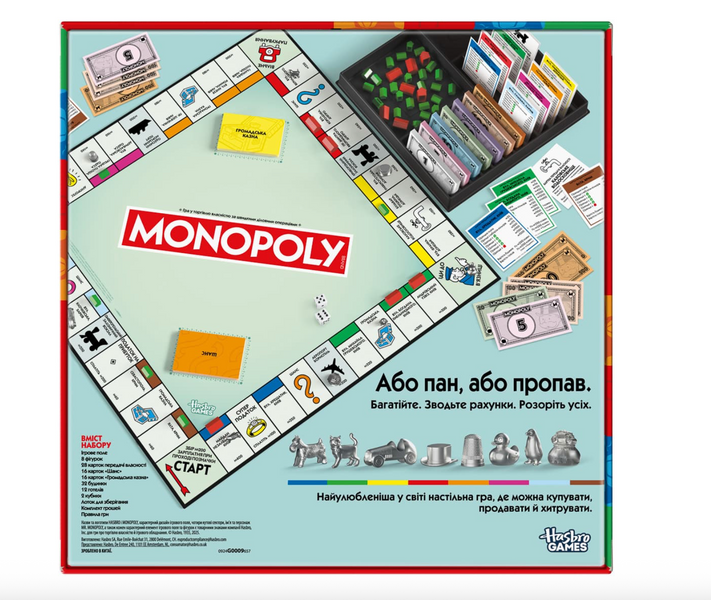 Монополія класична (Monopoly Сlassic) hsbr01 фото