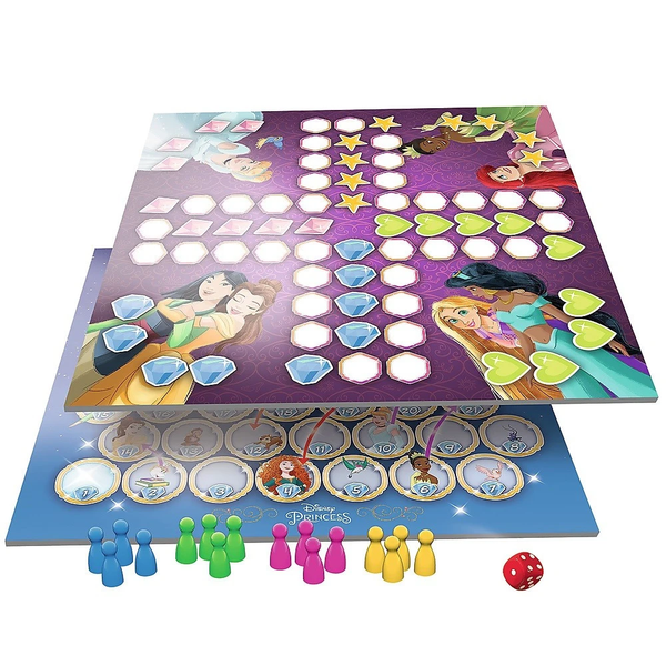 Лудо + Змії і Драбини 2в1: Принцеси Дісней (Ludo + Snakes&ladders 2 in 1: Disney Princess) trfl180 фото