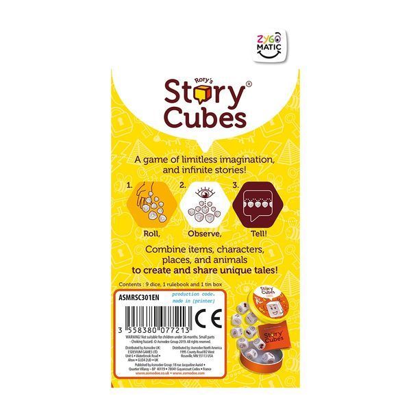 Кубики історій Рорі: Класичні (Rory's Story Cubes Classic) ASMRSC301EN фото