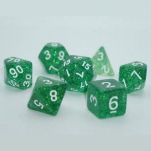 Набір дайсів GLITTER 7 DICE SET BLUE g7dglit01 фото