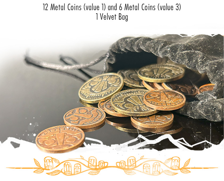 Набір металевих монет для гри "Звір" (Beast Metal Coins) GKCH074c фото