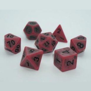 Набір дайсів ANCIENT 7 DICE SET CORAL g7danc02 фото