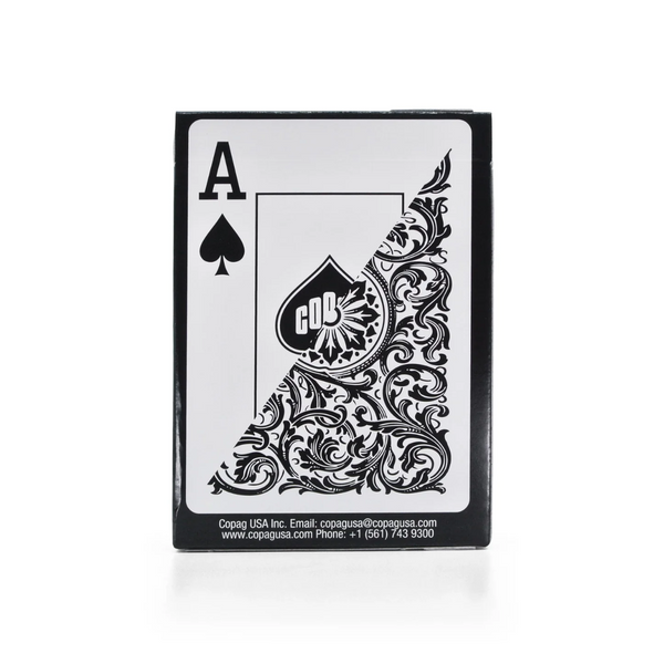 Пластикові карти Copag Elite 100% Plastic Jumbo Ind. Black cpg001 фото