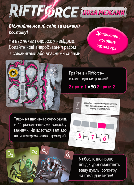 Комплект Riftforce. Сила розлому + Riftforce. Поза межами GKCH069RF GKCH070BY фото