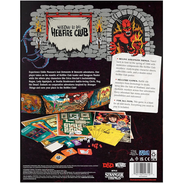 Dungeons & Dragons: Stranger Things: Welcome to the Hellfire Club (англ.) D47050000 фото Dungeons & Dragons: Stranger Things: Welcome to the Hellfire Club (англ.) D47050000 фото