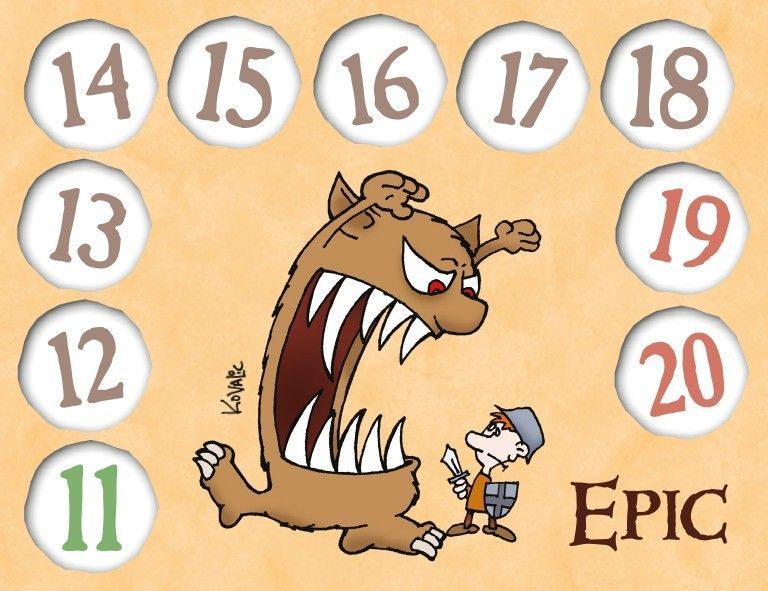 Набір лічильників рівнів до гри "Манчкін" (6 шт.) 10571 фото