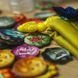 Комплект із 4-х мішечків 17х14 см до гри Пройдисвіти Кведлінбурга (4 кольори) YB-0001 фото 3