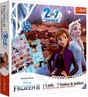 Лудо + Змії і Драбини 2 в 1: Крижане Серце 2 (Ludo + Snakes&ladders 2 in 1: Frozen 2) trfl687 фото