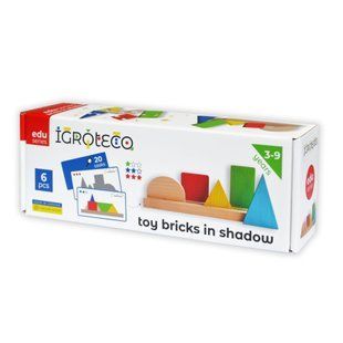 Дерев'яна гра "Фігури та тіні" (Toy Bricks in Shadow) 900606  фото