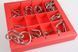 Червоний набір залізних головоломок (10 Metal Puzzle Red) 473358 фото 2
