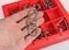 Червоний набір залізних головоломок (10 Metal Puzzle Red) 473358 фото 3